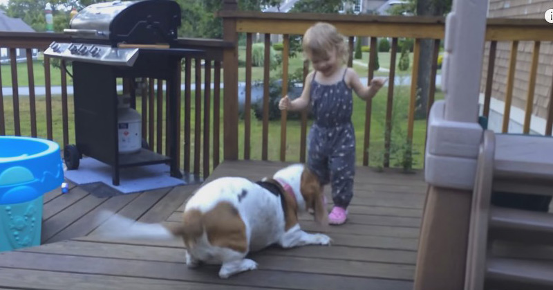 Charlotte And Zoe Dancing On The Deck